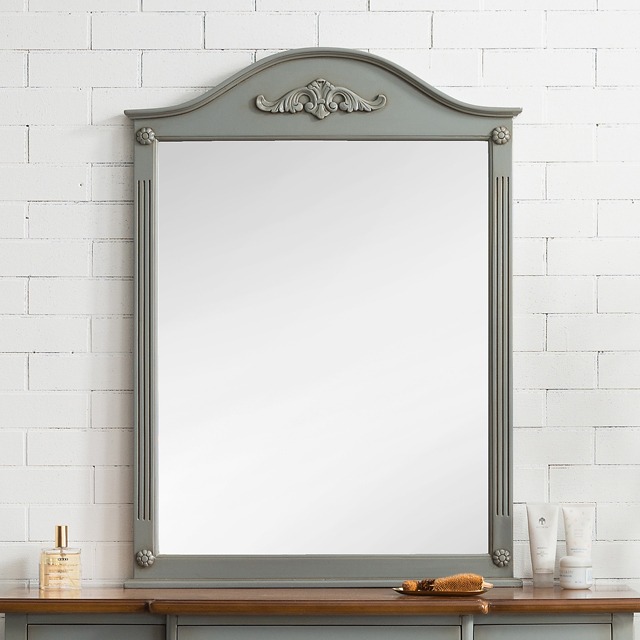 [TRC] ◆337_엔틱 수입 고가구 화장대 거울(거울단품)