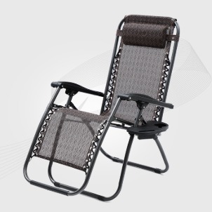 [스크래치A등급] 리클라이너 암체어 간이/접이식 캠핑 1인용 안락 의자