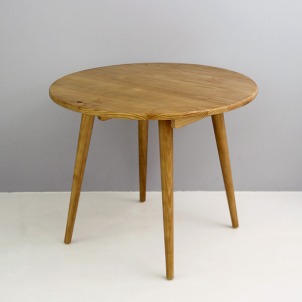 [Scandinavia] 원형 2인용 910 원목 식탁 테이블