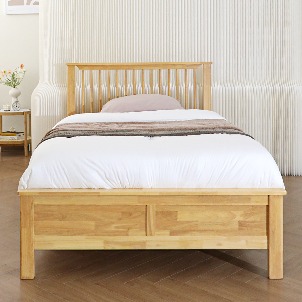 바네스데코 로이든 센토 고무나무 원목 슈퍼싱글 침대 프레임 SS 기본형 (깔판선택)